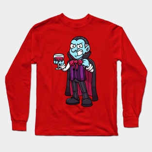 Vampire Drinking Blood Long Sleeve T-Shirt